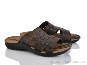 Купить Шльопанці дитячі TDM0190403 Stell коричневий