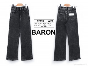 Джинси дитячі TF239 фліс Gogojns сірий  оптом от Optomarket