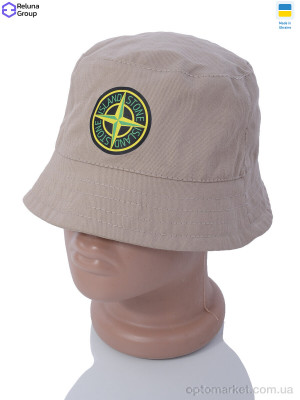 Панама унісекс TN001-12 beige S.one Island бежевий  оптом от Optomarket