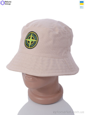 Панама унісекс TN001-7 beige S.one Island бежевий  оптом от Optomarket