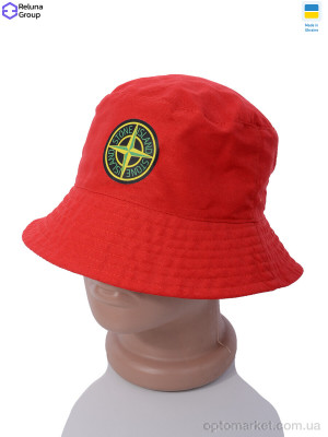 Панама унісекс TN001-8 red S.one Island червоний  оптом от Optomarket