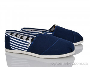 Купить Еспадрільї жіночі Томс синій Toms синій