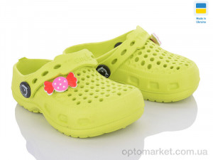 Купить Крокси дитячі ТС 02 крокси салатовий Tismel зелений