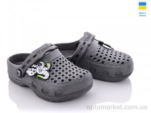 Купить Крокси дитячі ТС Укр крокс сірий Tismel сірий