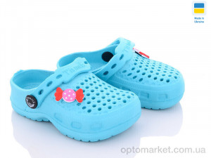 Купить Крокси дитячі ТС Укр крокси бірюза (20-27) Tismel блакитний