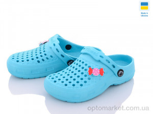 Купить Крокси дитячі ТС Укр крокси бірюза (28-35) Tismel блакитний
