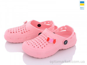 Купить Крокси дитячі ТС Укр крокси пудра (28-35) Tismel рожевий