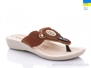 Купить Шльопанці жіночі ТЖ19 палец 03-03-2 кемел Steel camel