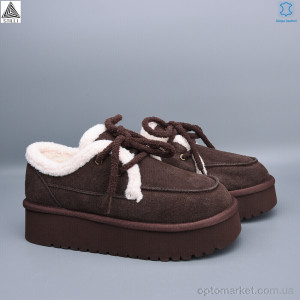 Уги жіночі UG430-4 шкіра піна Stilli коричневий  оптом от Optomarket