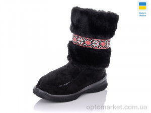 Купить Уги жіночі Уги чорні вишивка Укр LiBang чорний