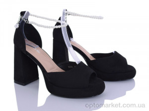 Босоніжки жіночі V026 Loretta чорний оптом от Optomarket