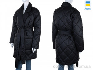 Пальто жіночі V2 чорний Divo чорний  оптом от Optomarket