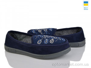 Купить Капці жіночі Вишивка синій Крок синій