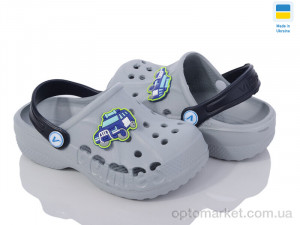 Купить Крокси дитячі Vitaliya grey Vitaliya сірий