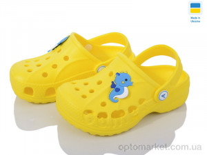 Купить Крокси дитячі Vitaliya yellow Vitaliya жовтий