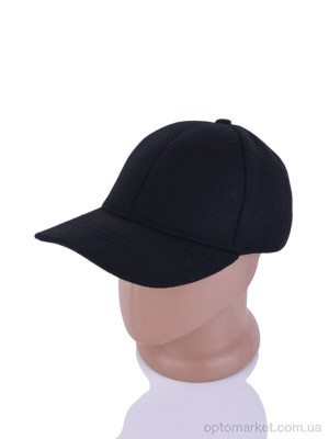 Кепка чоловічі Вовна чорний Королева чорний  оптом от Optomarket