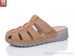 Купить Шльопанці жіночі W02-6 WSMR бежевий