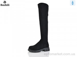 Купить Ботфорти жіночі W051-6 Башили чорний