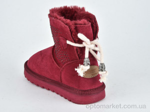 Уги дитячі W1-100 wine Violeta бордовий  оптом от Optomarket