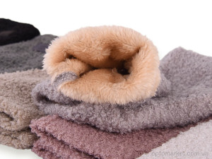 Митенки жіночі W1-97 (тедди) mix Number one мікс  оптом от Optomarket