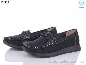 Купить Мокасини жіночі W2317-1 PTPT чорний