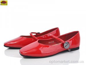 Купить Балетки жіночі W56-9 Mei De Li червоний