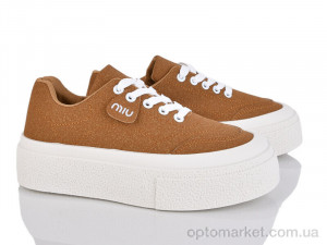 Купить Кросівки жіночі W6602-321 Бабочка-Mengfuna-AESD коричневий