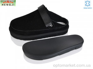 Шльопанці жіночі W75-1 Hengji чорний  оптом от Optomarket