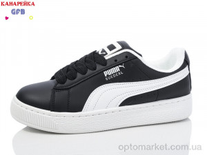 Кросівки унісекс W9135-1 P.ma чорний оптом от Optomarket