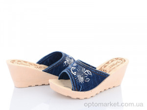 Купить Шльопанці жіночі WD282 синій Demur синій