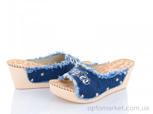 Купить Шльопанці жіночі WD285 синій Demur синій