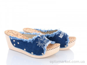 Купить Шльопанці жіночі WD286 синій Demur синій