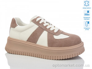 Купить Кросівки жіночі WDP1665-3 Egga бежевий