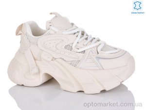 Купить Кросівки жіночі WDP1810-118 Egga бежевий