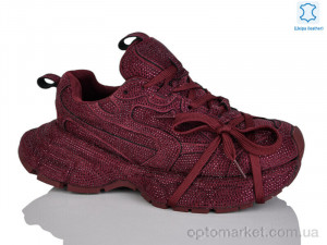 Купить Кросівки жіночі WDP1820-58 Egga бордовий