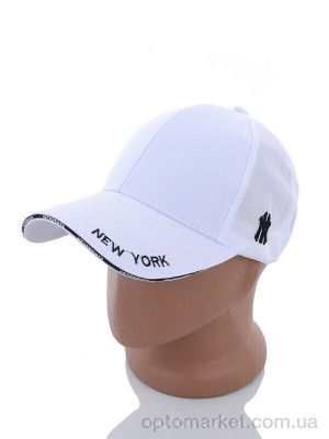 Кепка унісекс WF013-9 white N.w York білий  оптом от Optomarket