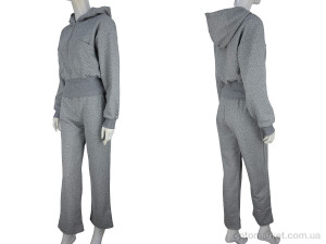 Спортивний костюм жіночі WLT4366 grey Glostory сірий  оптом от Optomarket