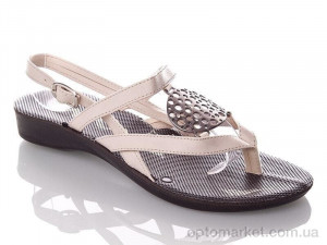 Купить Босоніжки жіночі WMona-collar-beige Demur бежевий