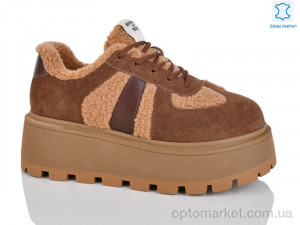 Купить Кросівки жіночі WMP821-33 Egga коричневий