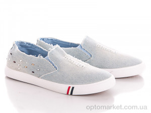 Купить Сліпони жіночі X-4 l.blue Class Shoes блакитний