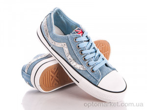 Купить Кеди жіночі X-6-1 l.blue Class Shoes блакитний