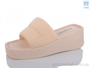 Купить Шльопанці жіночі X32-2 AISIDA бежевий