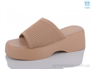 Купить Шльопанці жіночі X35-3 AISIDA коричневий