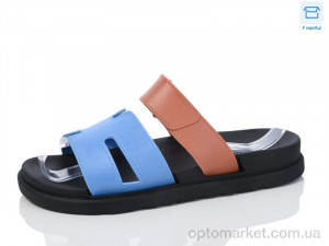 Купить Шльопанці жіночі X58-8 Hongquan синій