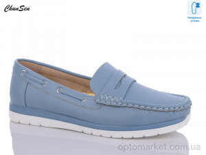 Купить Мокасини жіночі X581-11 Chunsen блакитний