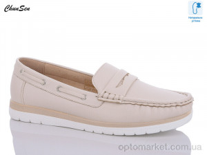 Купить Мокасини жіночі X581-7 Chunsen бежевий