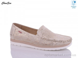 Купить Мокасини жіночі X583-7 Chunsen бежевий
