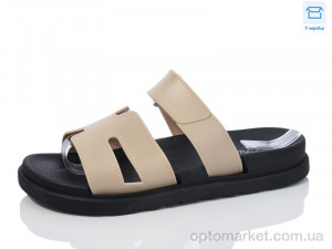 Купить Шльопанці жіночі X59-3 Hongquan бежевий