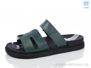Купить Шльопанці жіночі X59-6 Hongquan зелений