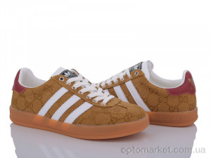 Кросівки жіночі XZ270-3 A.idas коричневий  оптом от Optomarket